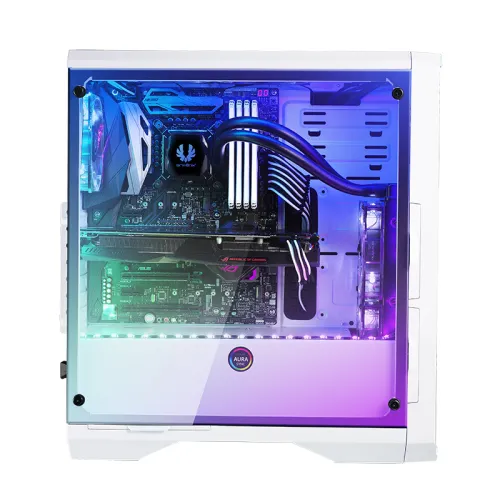 Кутия за компютър, BITFENIX ENSO RGB WHITE /TG - image 1