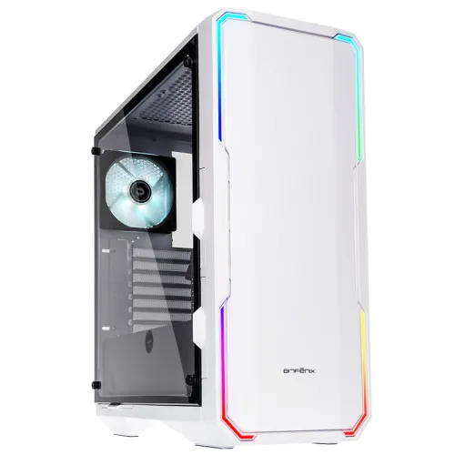 Кутия за компютър, BITFENIX ENSO RGB WHITE /TG - image 3