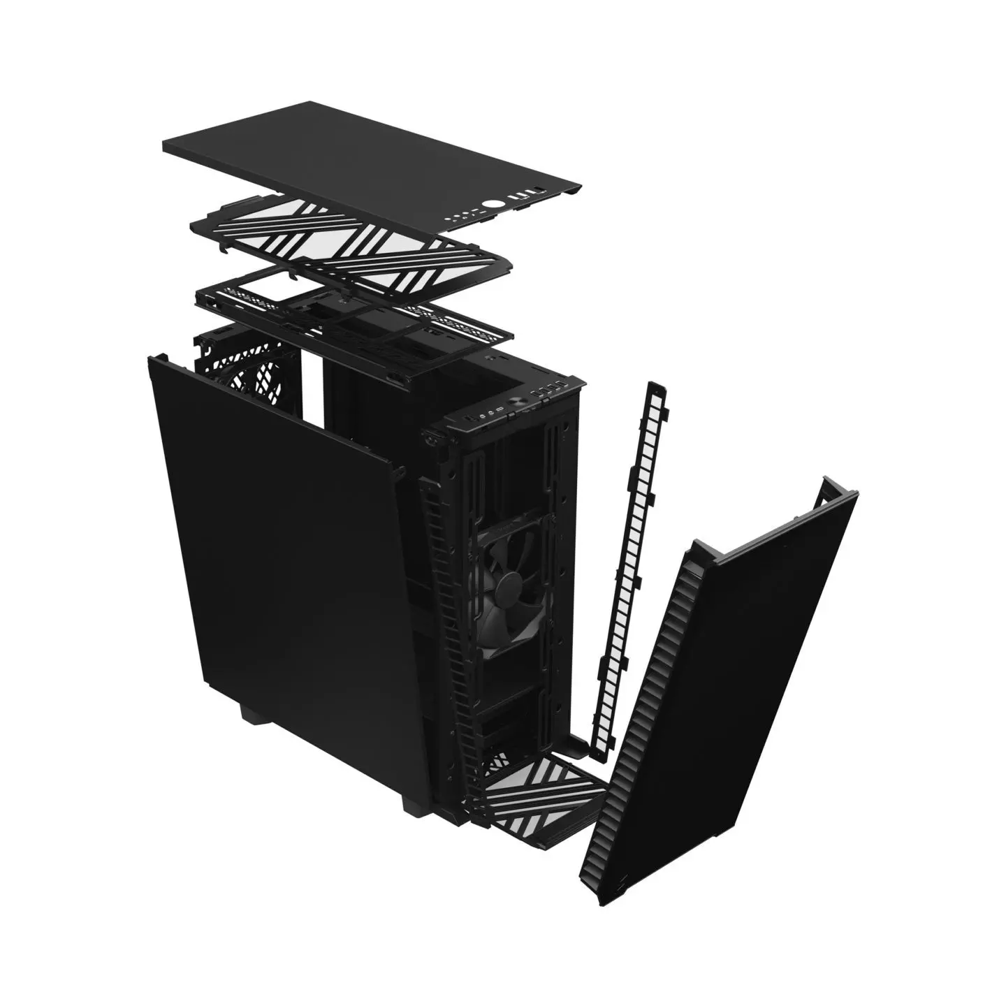 Кутия за компютър, FRACTAL DESIGN FD DEFINE 7 COMPACT BLACK - image 3