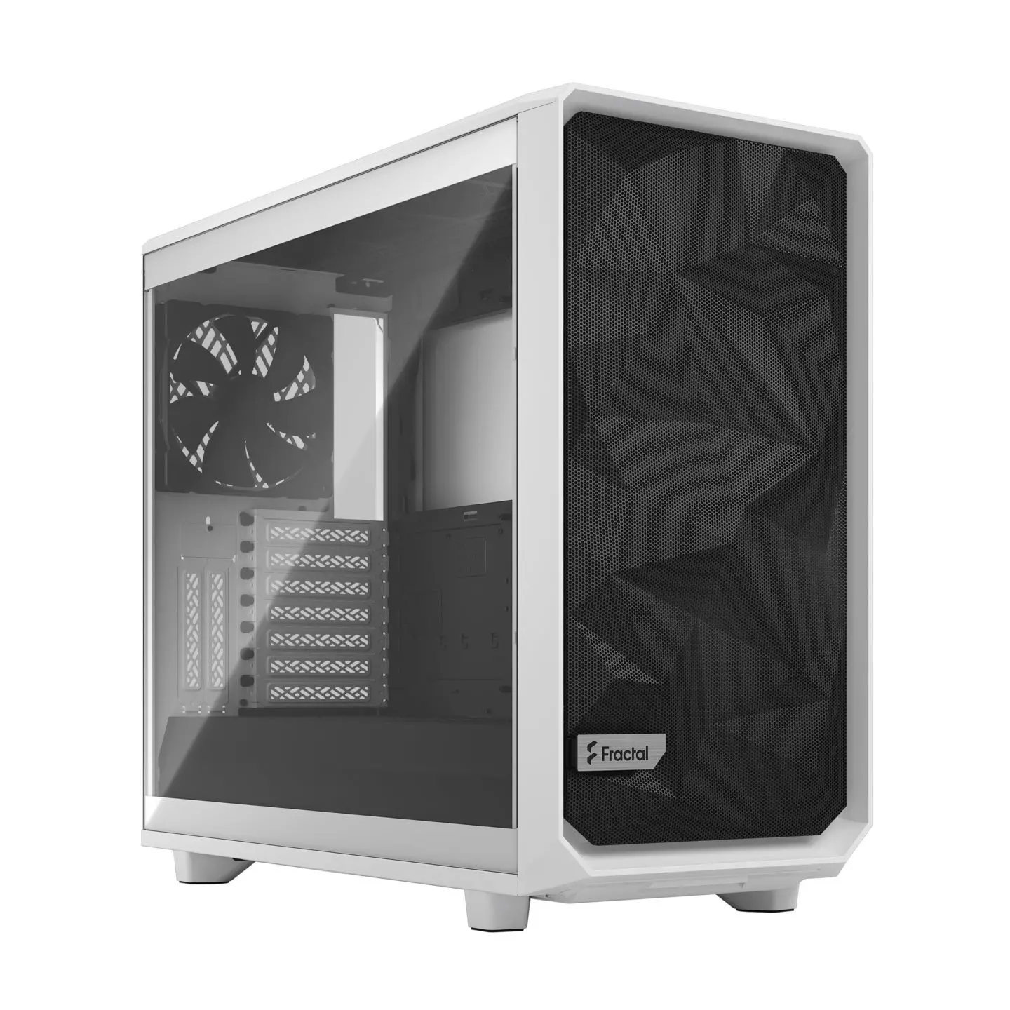Кутия за компютър, FRACTAL DESIGN FD MESHIFY 2 WHITE TG CLEAR