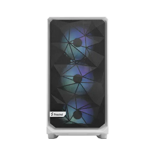 Кутия за компютър, FRACTAL DESIGN FD MESHIFY 2 RGB WHITE TG CLTI - image 1
