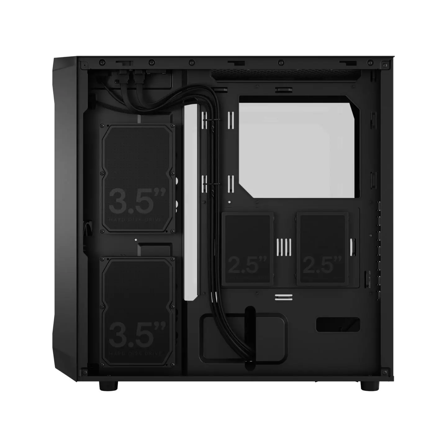 Кутия за компютър, FRACTAL DESIGN FD FOCUS 2 BLACK TG CLEAR TINT - image 2