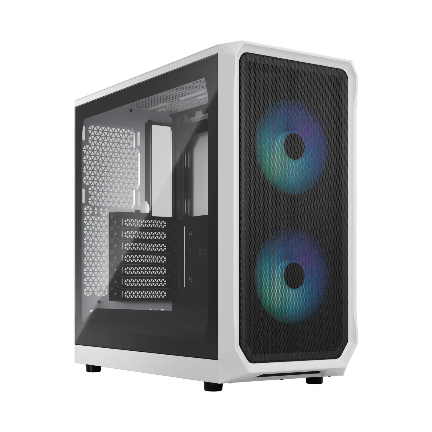 Кутия за компютър, FRACTAL DESIGN FD FOCUS 2 RGB WHI TG CLR TINT