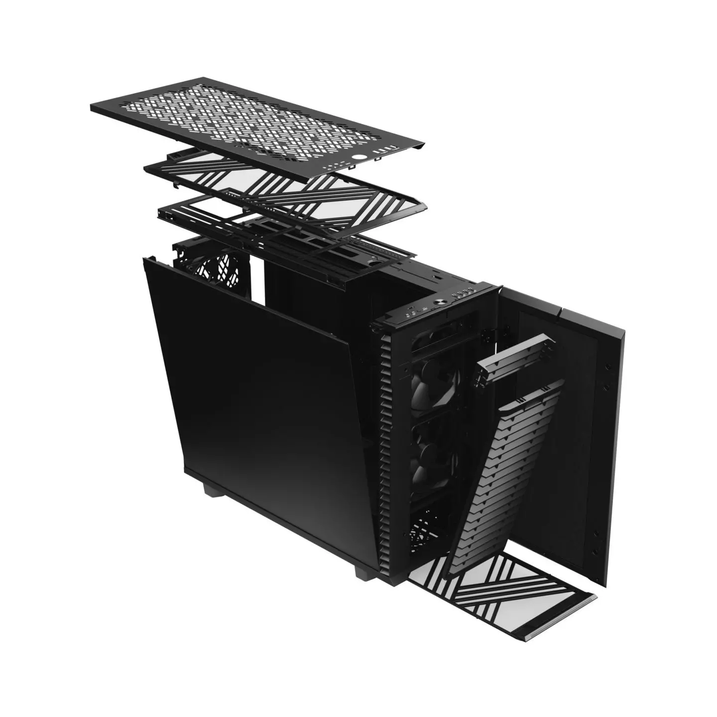 Кутия за компютър, FRACTAL DESIGN FD DEFINE 7 BLACK SOLID - image 4
