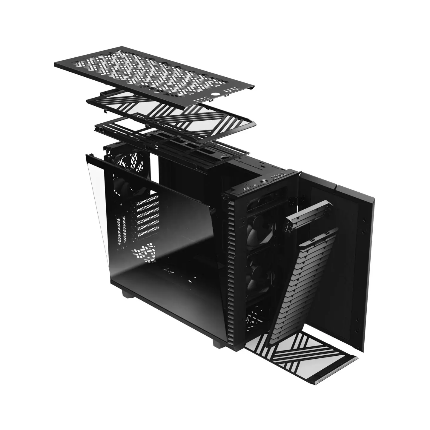 Кутия за компютър, FRACTAL DESIGN FD DEFINE 7 BLCK TG LIGHT TINT - image 3