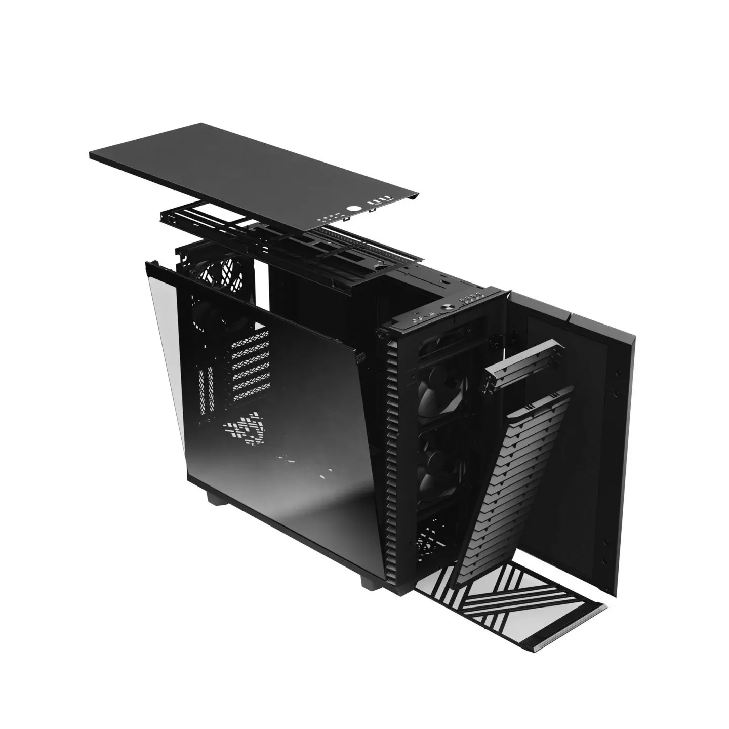 Кутия за компютър, FRACTAL DESIGN FD DEFINE 7 BK TG DARK TINT - image 4