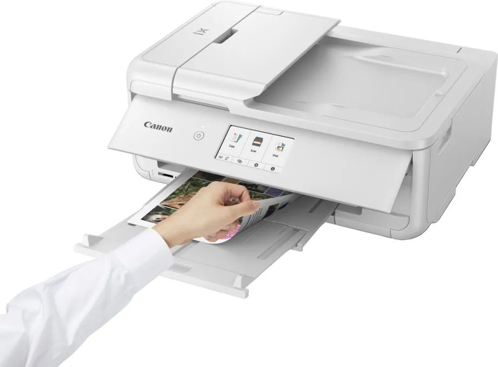 Мастилоструйно многофункционално устройство, Canon PIXMA TS9551C All-In-One, White - image 1