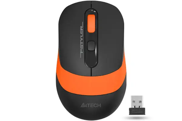 Мишка, A4TECH A4 FG10 USB WL ORANGE