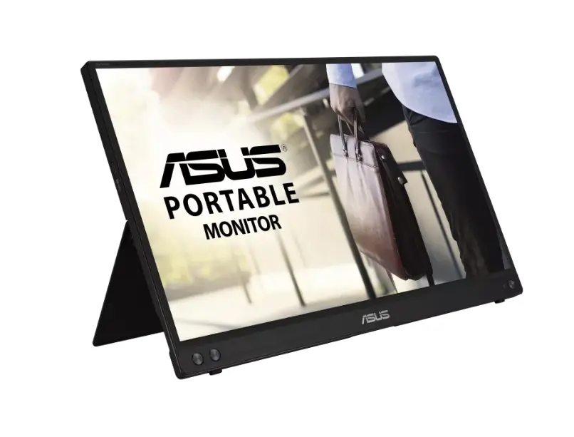 Монитор, Asus ZenScreen MB16ACV Portable USB Monitor,15.6'', Full HD (1920 x1080), IPS, 250 cd/m2, Hybrid Signal Solution, USB Type-C, Flicker Free, Blue Light Filter, Anti-glare surface, Antibacterial treatment, Black - image 1