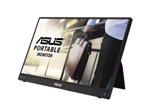 Монитор, Asus ZenScreen MB16ACV Portable USB Monitor,15.6'', Full HD (1920 x1080), IPS, 250 cd/m2, Hybrid Signal Solution, USB Type-C, Flicker Free, Blue Light Filter, Anti-glare surface, Antibacterial treatment, Black
