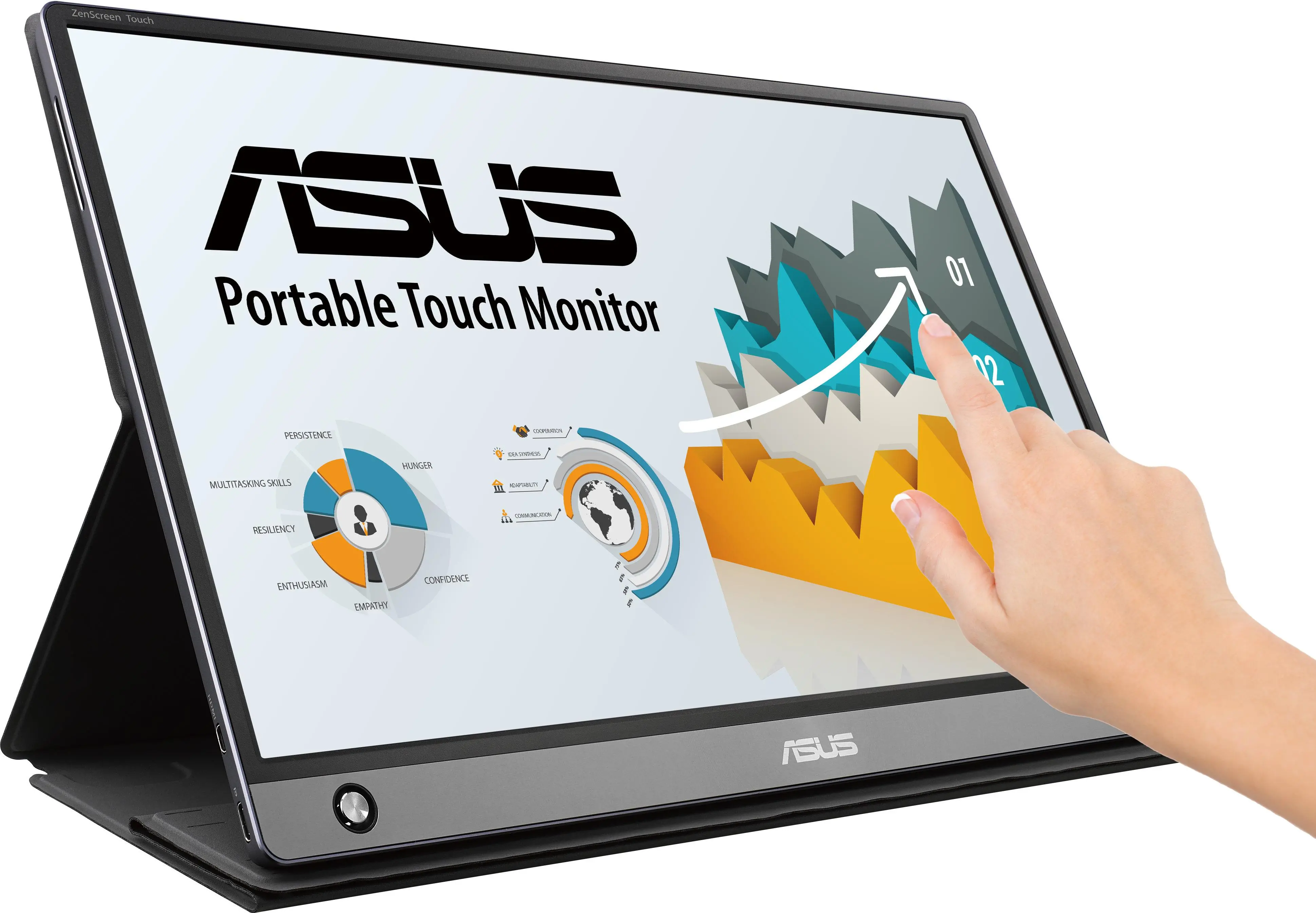 Монитор, ASUS 15.6 MB16AMT ZENSCR TOUCH - image 1