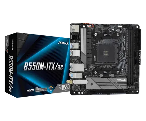 Μητρική πλακέτα, ASROCK B550M-ITX/AC /AM4 - 5