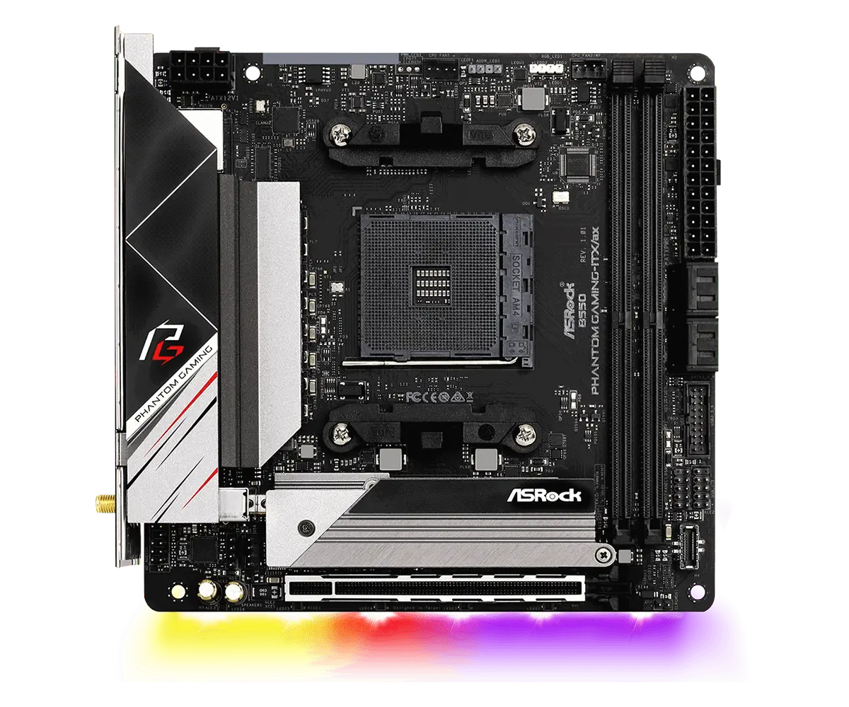 Дънна платка, ASROCK B550 PHANTOM GAM-ITX/AX - image 1
