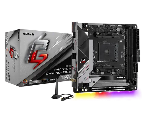 Дънна платка, ASROCK B550 PHANTOM GAM-ITX/AX