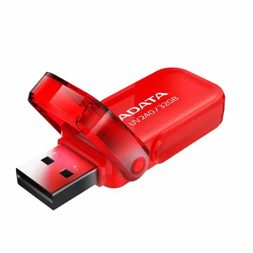 Μνήμη, Adata 32GB UV240 USB 2.0 Flash Drive Κόκκινο - 2