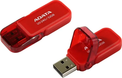 Памет, Adata 32GB UV240 USB 2.0-Flash Drive Red - image 1