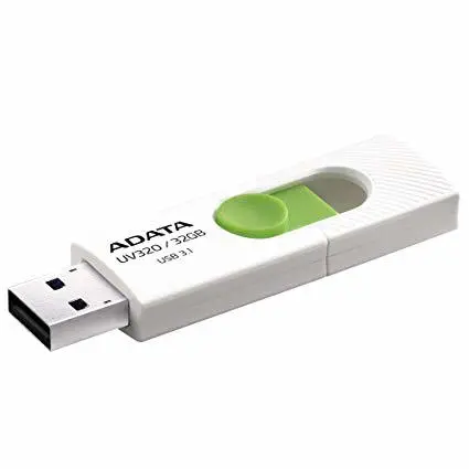 Memorie, Adata 32GB UV320 USB 3.2 Gen1 Flash Drive Alb - 1