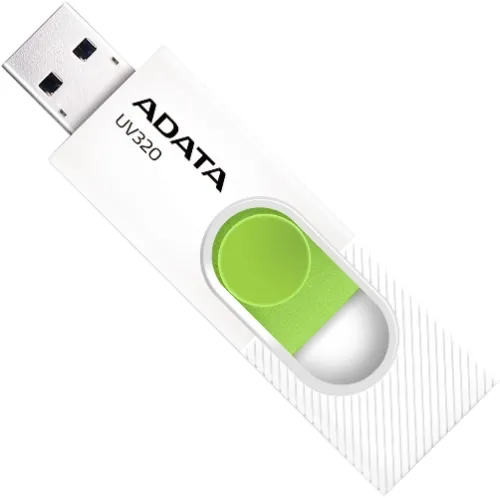 Памет, Adata 32GB UV320 USB 3.2 Gen1-Flash Drive White