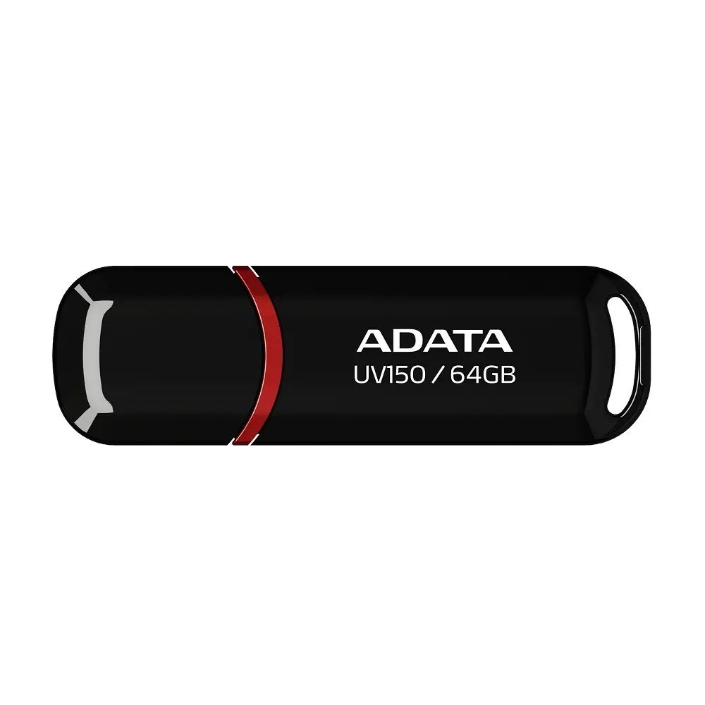 Memorie, Adata 64GB UV150 USB 3.2 Gen1 unitate flash negru - image 1
