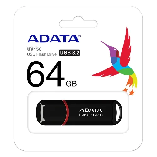 Памет, Adata 64GB UV150 USB 3.2 Gen1-Flash Drive Black
