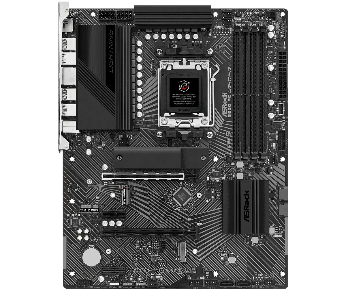 Дънна платка, ASROCK B650 PG LIGHTNING /AM5 - image 1
