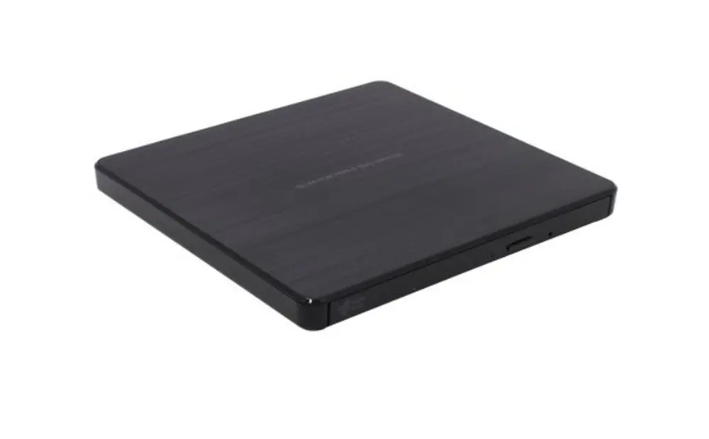Оптично устройство, Hitachi-LG GP60NB60 Ultra Slim External DVD-RW, Super Multi, Silent Play, Win & MAC OS Compatible, M-DISC Support, Black