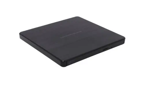 Unitate optică, Hitachi-LG GP60NB60 Ultra Slim DVD-RW extern, Super Multi, Silent Play, Compatibil cu Win & MAC OS, Suport M-DISC, negru - 1