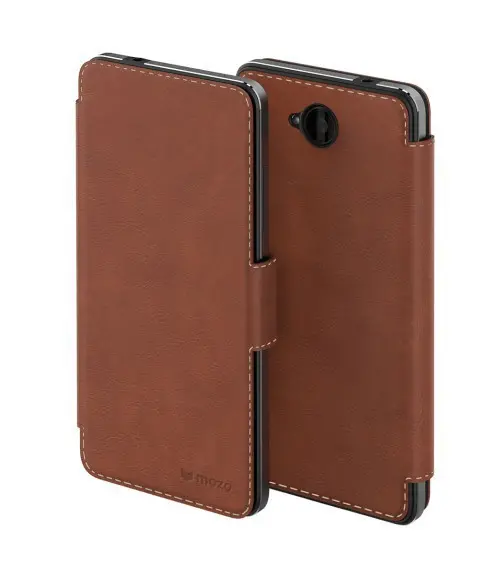 MS LUMIA 650 husă flip maro