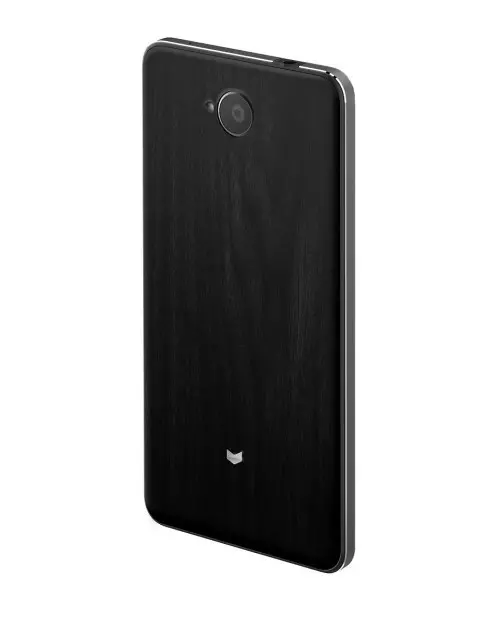 MS LUMIA 650 BACK CVR BLK WOOD