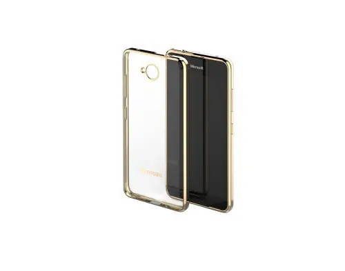 MS LUMIA 650 Προστατευτική θήκη, χρυσό