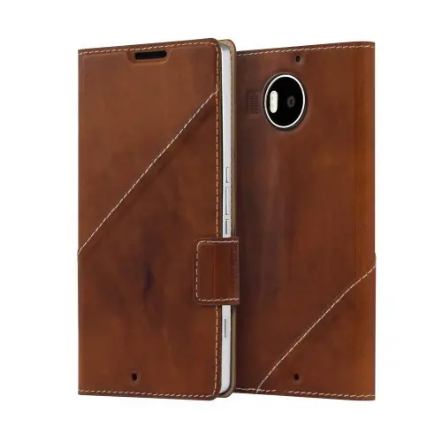 MS LUMIA 950XL Husă flip, coniac - 1