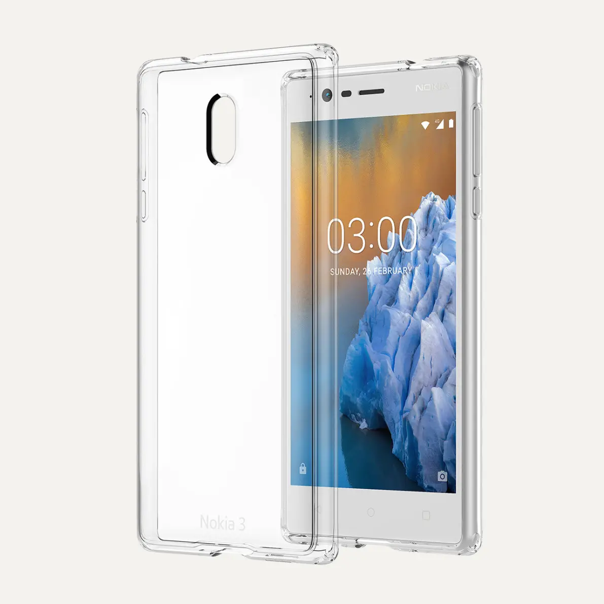 NOKIA 3 Hybrid Crystal θήκη CC-705