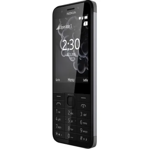 Мобилен телефон, NOKIA 230 DS DARK SILVER - image 1