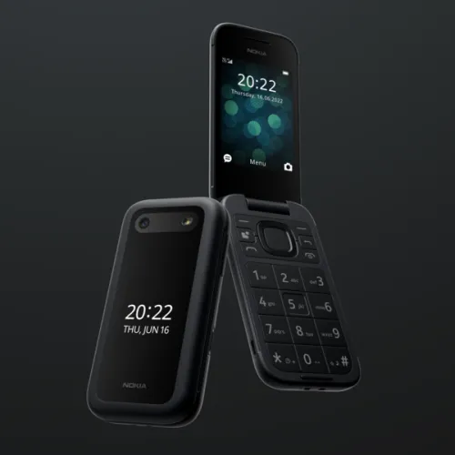 Мобилен телефон, NOKIA 2660 DS FLIP BLACK