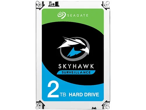 Твърд диск, Seagate SkyHawk 2TB, 3.5" SATA 3, 5900RPM, 64MB Cache