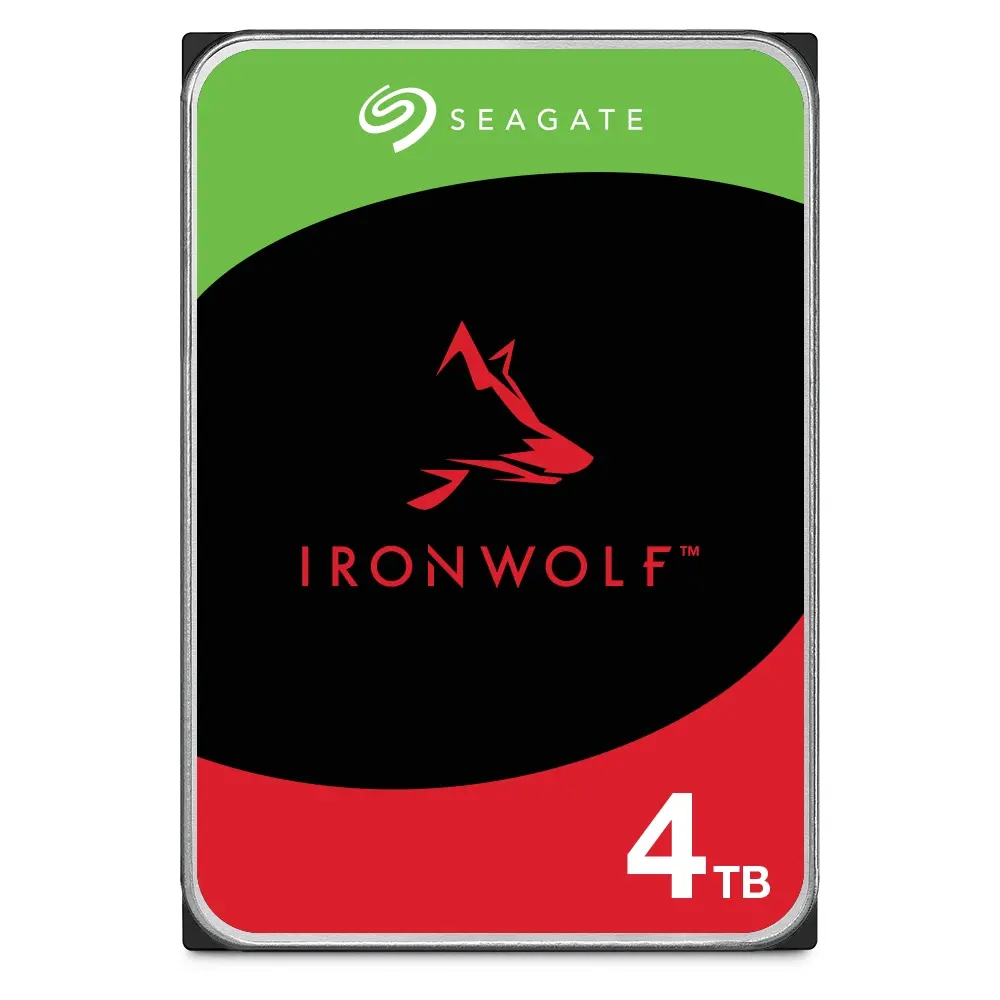 Твърд диск, Seagate IronWolf 4TB ( 3.5", 256MB, 5400 RPM, SATA 6Gb/s ) - image 1