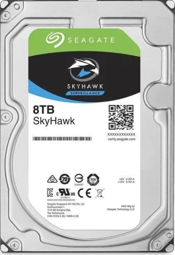 Твърд диск, Seagate SkyHawk Guardian 8TB ( 3.5", 256MB, 7200 RPM, SATA 6Gb/s )