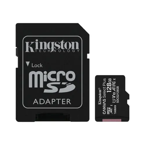 Памет, KINGSTON 128G SDMIC KINGST CANVAS SEL+ - image 1