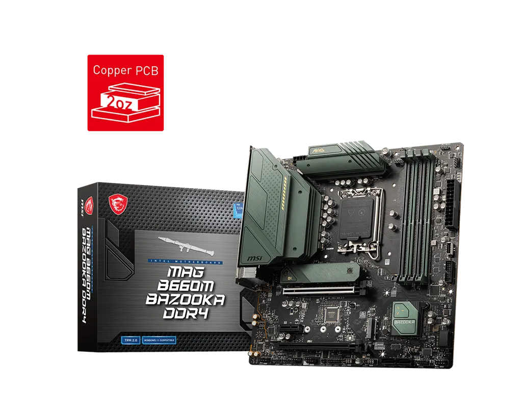 Дънна платка, MSI MAG B660M BAZOOKA DDR4