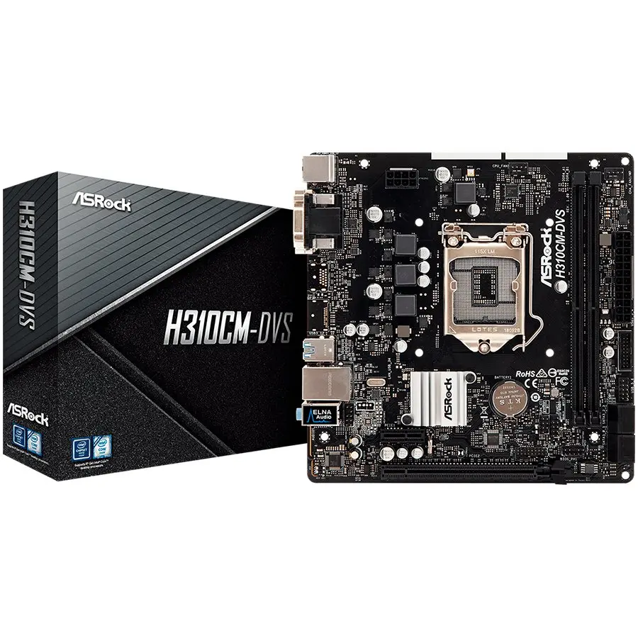 Дънна платка, ASROCK H310CM-DVS
