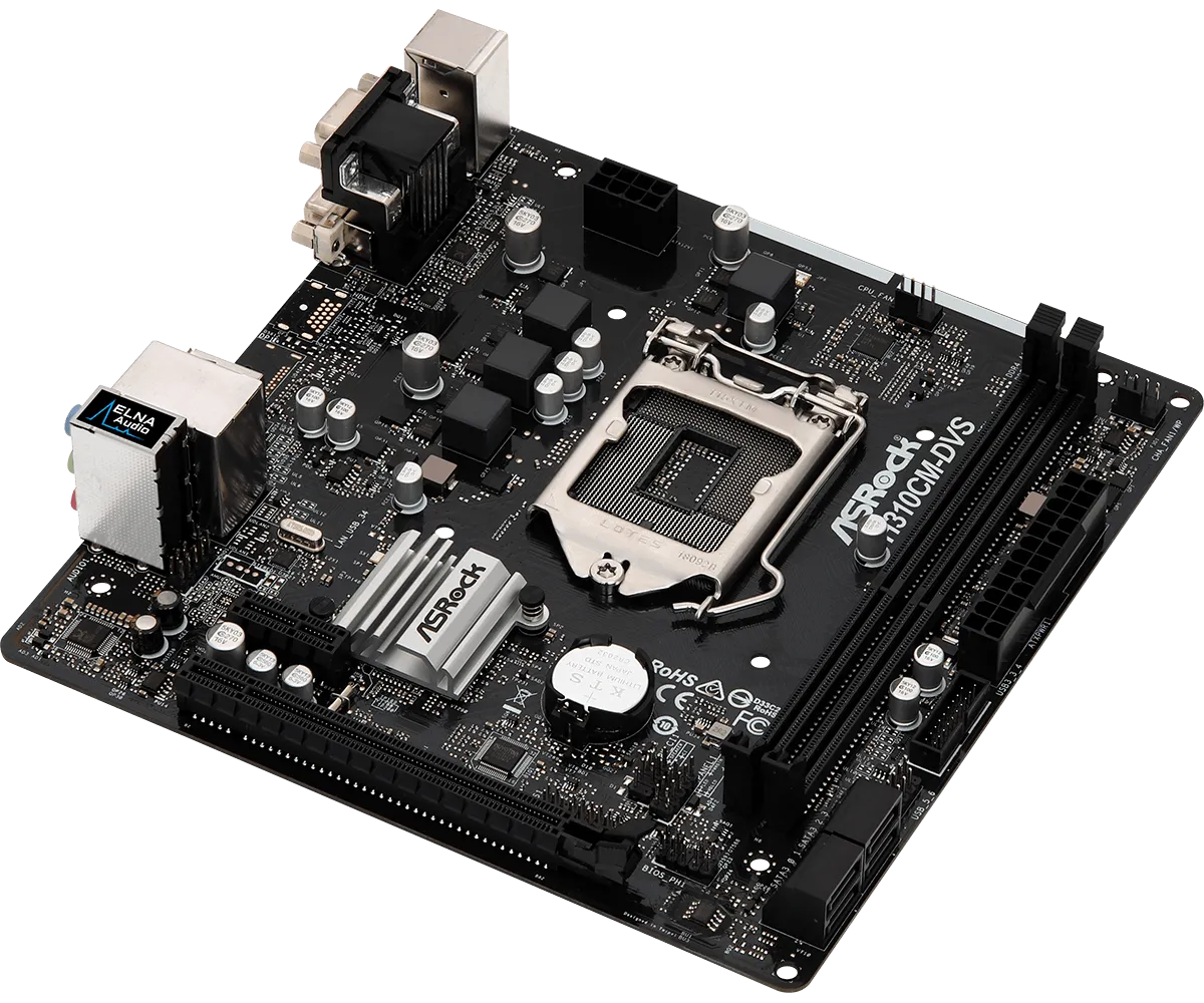 Дънна платка, ASROCK H310CM-DVS - image 2