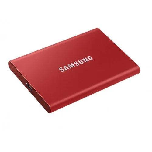 Външен диск, SAMSUNG EXT SSD T7 500GB /RED