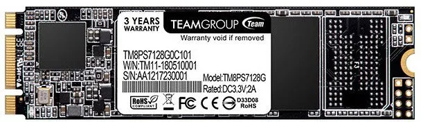 Твърд диск, TEAM GROUP TEAM SSD MS30 128G M2 SATA