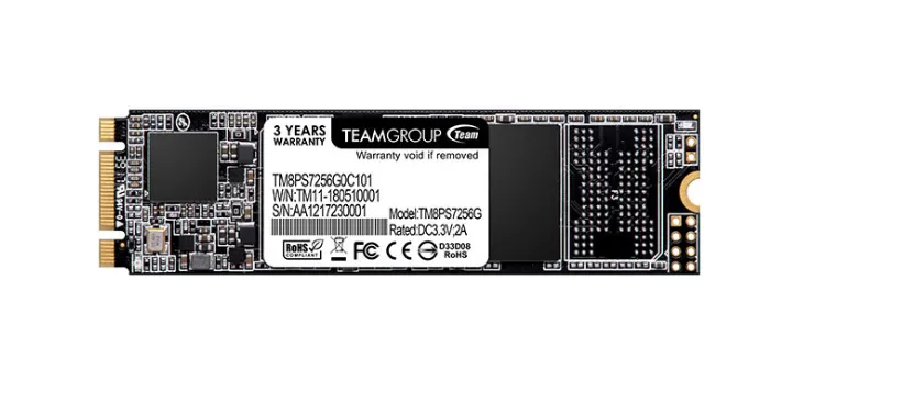 Твърд диск, TEAM GROUP TEAM SSD MS30 256G M2 SATA