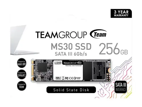 Твърд диск, TEAM SSD MS30 256G M2 SATA - image 1