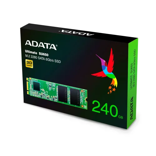 Твърд диск, ADATA SSD SU650 240GB M2 SATA