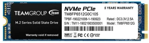 Твърд диск, TEAM GROUP TEAM SSD MP33 512G M2 PCI-E