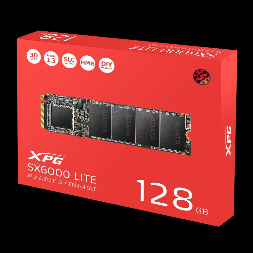 Твърд диск, Adata 128GB , SX6000NP Lite, PCIe Gen3 X4, M.2 2280- Solid State Drive - image 3