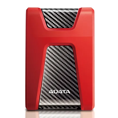 Твърд диск, Adata 1TB , HD650 , USB 3.2 Gen 1, 2.5" Durable Lite - External Hard Drive Red