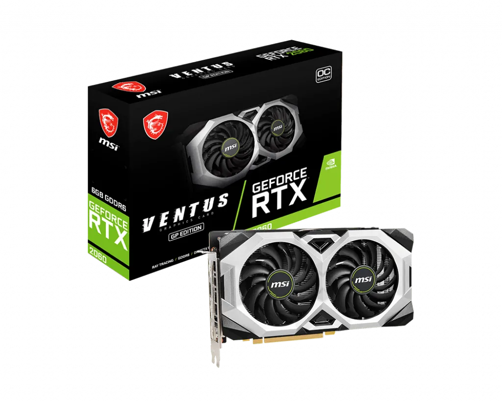 Видео карта, MSI RTX2060 VENTUS GP OC